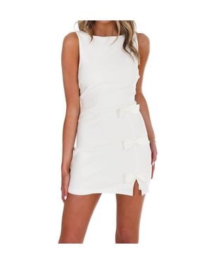 Lena® She Will Be Loved Mini Dress - White