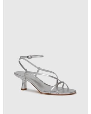 PAIGE Emeline Heel Sandals - White
