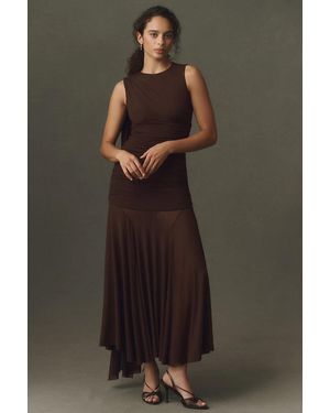 Bardot Alverie Mesh Maxi Dress - Black