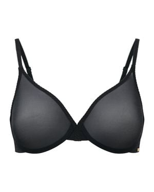 Gossard Glossie Sheer Bra - Black
