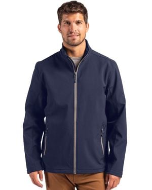 Clique Tempo Stretch Full Zip Softshell Jacket - Blue