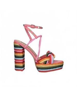 Exe' Ophelia Platform Heels - Pink