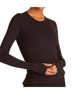 Alala Cinch Long Sleeve Top - Black