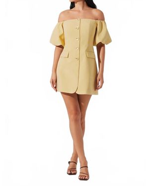 Astr Biviana Dress - Natural