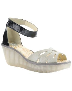 Fly London Yelu Patent Sandal - Metallic