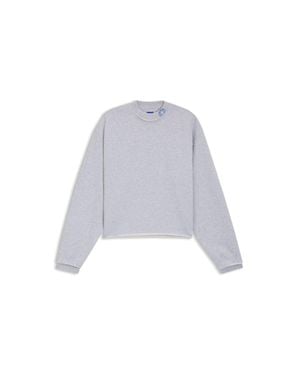 HUGO Logo-Collar Sweatshirt - White