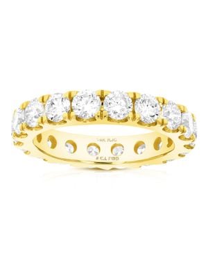 Vir Jewels 3 Cttw Lab Grown Diamond Eternity Ring Wedding Band - Metallic