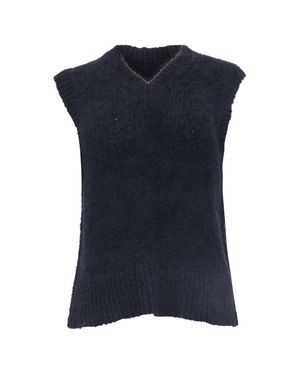 Theory V-Neck Sweater Vest - Blue