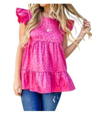 And The Why Thanks To You Blouse - Pink