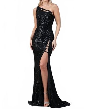 Amelia Couture Ebby Gown - Black