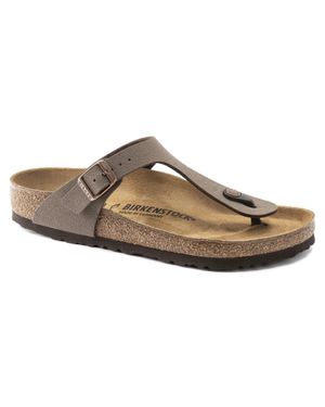 Birkenstock Gizeh 0043751 Sandals Mocha Toe Post Slip On Comfort Thong - Brown