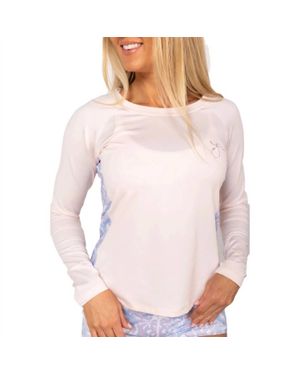 Reel Skipper Vented Performance Top - Pink
