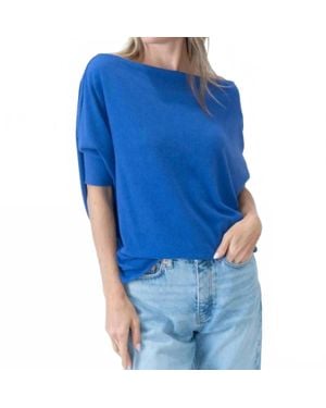 Six Fifty Short Sleeve Anywhere Top - Blue