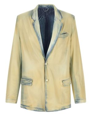 DIESEL Lyocell Blazer - Natural