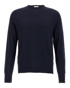 Ma'ry'ya Cashmere Cotton Sweater - Blue