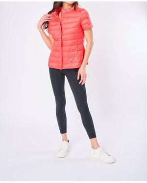 Anorak Chalet Short Sleeve Down Jacket - Red