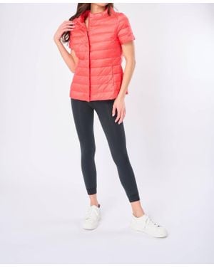 Anorak Chalet Short Sleeve Down Jacket - Red