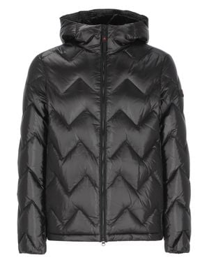 Peuterey Honova Chevron Quilted Down Jacket - Black