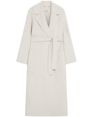 ジャケット Max Mara White cashmere blend dressing gown coat White Max Mara Coats for Women | Lyst