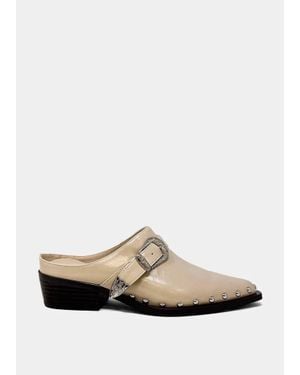 Shu Shop Tessa Leather Mule - White