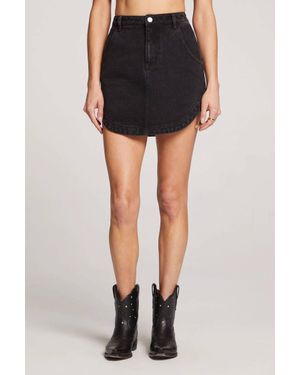 Saltwater Luxe Elisia Mini Skirt - Black