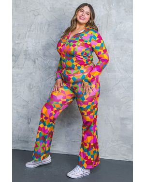 TRUEDAMES Sweetest Shower Scuba Tracksuit - White