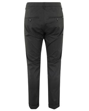 Dondup Gaubert Slim Fit Cotton Gabardine Pants - Gray