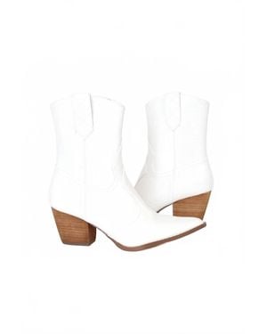 Matisse Bambi Western Boots - White