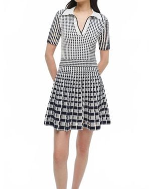 Jonathan Simkhai Tovi Polo Mini Dress - Blue