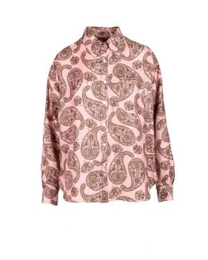 Trame Auree Silk Shirt - Pink