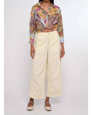 LOVE THE LABEL Amber Long Sleeve Top - Natural