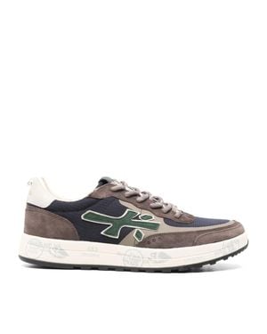 Premiata Nous Polyurethane Layered Sneakers - Gray