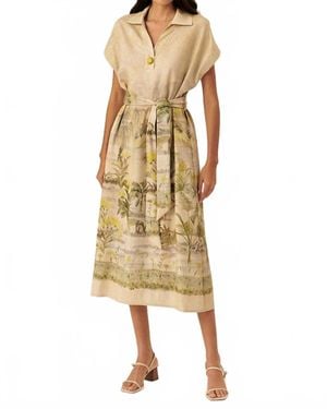 Exquise Matilda Midi Dress - Yellow