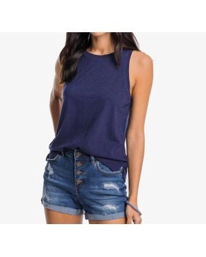 Southern Tide Avah Sun Farer Tank Top - Blue