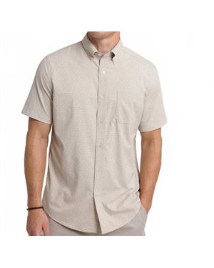 Southern Tide Jaw Breakers Sport Shirt - Natural