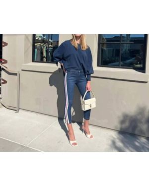 Etienne Marcel Crop Denim Pant - Blue