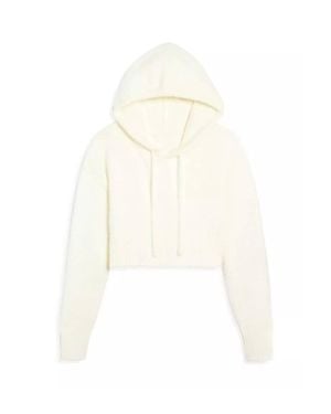 KatieJnyc Girl's Emery Hood Knit Sweater - White