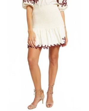 Caballero Nadine Skirt - White