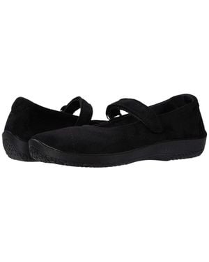 Arcopedico L18 Mary Jane Faux Suede Casual Shoes Hawk2866 - Black