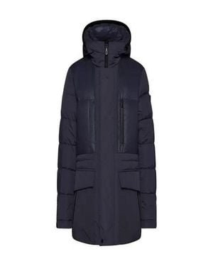 Peuterey Nylon Hooded Parka - Blue