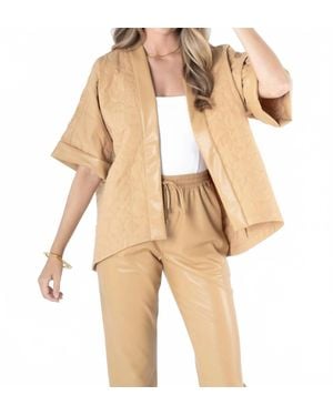 Emily Mccarthy Coco Cape Top - Natural