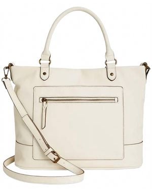 Style & Co. Convertible Tote Crossbody Bag - Natural