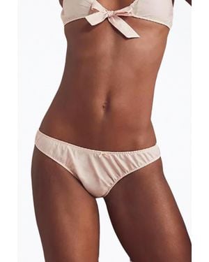Only Hearts Marianne Organic Cotton French Bikini Brief - Brown