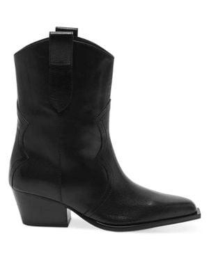Free People Cat Nap Cowboy Boot, Leather - Black