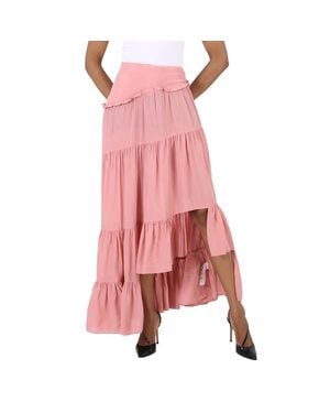 3.1 Phillip Lim Ladies Dusty Full Gathered Asymmetrical Skirt, Brand - Pink