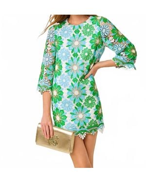 Lilly Pulitzer Jouri 3/4 Sleeve Dress - Green