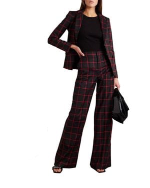 Alice + Olivia Mya Notch Collar Twill Blazer - Black