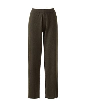 Kinross Cashmere Cashmere Straight-Leg Pant - Black