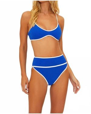 Beach Riot Carlotta Bikini Bottom - Blue