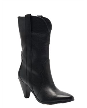 Free People Feather Heel Boot - Black
